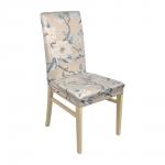 QWERTY Чехол на стул "Цветы", 100% полиэстер, 50*50*55 см /50