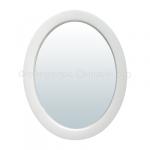 QWERTY Комплект декоративных зеркал "Неаполь", 3 шт, D 26/20/15 см, белый /12