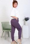 Брюки женские "Эффект" (серо-сиреневый)