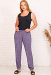Брюки "Алладины 4", вискоза (сиреневый)