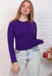 Лонгслив женский, лапша (фиолетовый)