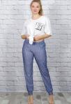 Брюки "Джина", хлопок (синий)