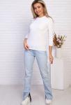 Лонгслив "Вивея" лапша, рукав 3/4 (молочный)