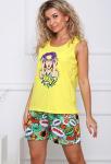 Пижама "Ассорти", шорты (жёлтый)
