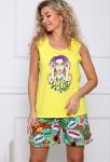 Пижама "Ассорти", шорты (жёлтый)