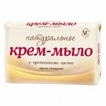 НАТУРАЛЬНОЕ 90г Туалетное крем-мыло с протеинами шелка