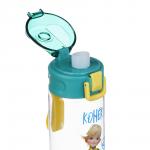 BY Русские Супергерои Бутылка спортивная, 7.3x21.3см, 600мл,"Конек", PC, PP