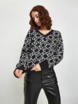 Джемпер жен. Fresa черно-белый