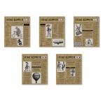 Тетрадь общая ученическая ErichKrause Новости, 48 листов, клетка, крафт-картон_MIX-PACK