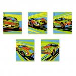 Тетрадь общая ученическая ErichKrause Neon Car, 48 листов, клетка, глянцевая ламинация_MIX-PACK