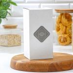 Банка стеклянная для хранения сыпучих продуктов Magistro Village, 900 мл, 9?19 см, с деревянной крышкой