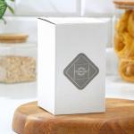 Банка стеклянная для хранения сыпучих продуктов Magistro Village, 700 мл, 9?15 см, с деревянной крышкой