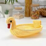 Корзинка для подачи Доляна «Лебедь», 32?21?17 см