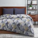 КПБ евро бязь "Wenge" Basic (70х70) рис. 60066-2/15218-12 Geometry of space