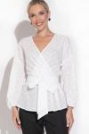 Блузка Летиция (шитье/белый)