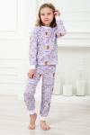 Пижама детская из джемпера и брюк из кулирки Фламинго