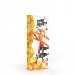 BY Кабель для зарядки Светящийся iP, 1м, 2.4А, Быстрая зарядка, подсв. оранжевая, Герои, ЗАРЯ