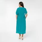 Платье, текстиль, бирюзовый