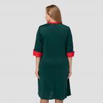 Платье, текстиль, зеленый