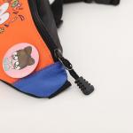 5721-2 оранж Сумка поясная для девочек (25х12х6)