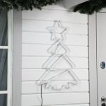 Неоновая фигура «Ёлочка», 47 ? 77 см, 480 LED, 220 В, свечение зелёное