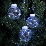 Гирлянда «Бахрома» 2.5 ? 0.7 м роса с насадками «Шарики», IP20, серебристая нить, 150 LED, свечение белое, 12 В