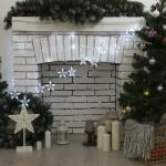 Гирлянда «Бахрома-арка» 2.5 ? 1.2 м с насадками «Звёзды», IP20, прозрачная нить, 136 LED, свечение белое, 8 режимов, 220 В