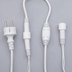 Гирлянда «Бахрома» 3 ? 0.6 м, IP44, УМС, белая нить, 160 LED, свечение жёлтое, 220 В