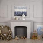 Гирлянда «Бахрома-арка» 2.5 ? 1.2 м с насадками «Звёзды», IP20, прозрачная нить, 136 LED, свечение тёплое белое, 8 режимов, 220 В