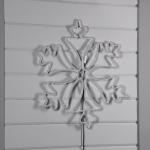 Неоновая фигура «Снежинка», 56 см, 560 LED, 220 В, свечение белое