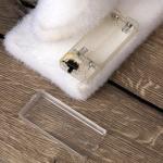 Светодиодная фигура «Ёлочка» 22 ? 40 ? 12 см, флок, батарейки ААх2 (не в комплекте), свечение тёплое белое