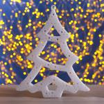 Светодиодная фигура «Ёлка» 25 ? 32 см, пластик, 220 В, свечение мульти (RG/RB)