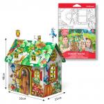 Конструктор игровой ErichKrause Forest House для раскрашивания малый (в пакете с европодвесом)