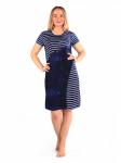 Платье женское вискоза "МАДАМ" СИНИЙ