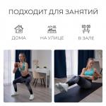 Медицинбол ONLYTOP, 1 кг, цвет оранжевый