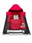 Горнолыжный костюм зимний для девочки красного цвета 9424Kr