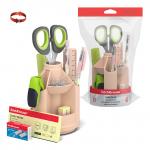 АКЦИЯ. Набор настольный вращающийся пластиковый ErichKrause® Mini Desk, Powder, розовый