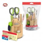 АКЦИЯ. Набор настольный вращающийся пластиковый ErichKrause® Mini Desk, Powder, бежевый