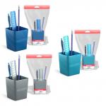 АКЦИЯ. Набор настольный пластиковый ErichKrause® Base, Ice Metallic, ассорти из 3 цветов