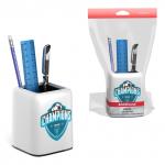 АКЦИЯ. Набор настольный пластиковый ErichKrause® Forte, Champions, белый с черной вставкой