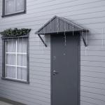 Гирлянда «Бахрома» 12 ? 0.7 м, IP44, УМС, белая нить, 240 LED, свечение белое, мерцание, 220 В