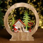 Декор с подсветкой «Новогодняя сказка», 22,5 ? 21 ? 5 см