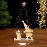 Декор с подсветкой «Ёлка» 20 ? 6 ? 20,5 см