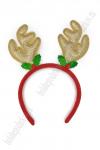 Новогодний ободок "Рожки" (SF-1708) золото