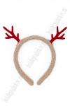 Новогодний ободок "Рожки" (SF-1708) коричнеый
