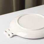 Блюдо «Сьюзен», 18?13,5 см, керамика, белое