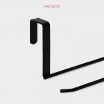 Держатель для полотенец на дверцу Доляна, 3 см, подвесной, 24,5?8,5?7 см, чёрный