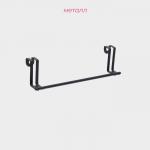 Держатель для полотенец на дверцу Доляна, чёрный