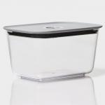 Контейнер для еды с вакуумным клапаном Доляна, пластик, 1,45 л, 19,5?14?10,5 см, прозрачный