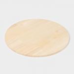 Доска разделочная Доляна «Дубрава», d=30 см, дуб